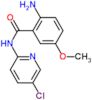 2-Amino-N-(5-chloro-2-pyridinyl)-5-methoxybenzamide