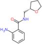 2-amino-N-[(2R)-tetrahydrofuran-2-ylmethyl]benzamide