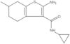 2-Amino-N-cyclopropyl-4,5,6,7-tetrahydro-6-methylbenzo[b]thiophene-3-carboxamide