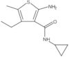 2-Amino-N-cyclopropyl-4-ethyl-5-methyl-3-thiophenecarboxamide