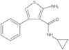 2-Amino-N-cyclopropyl-4-phenyl-3-thiophenecarboxamide