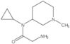 2-Amino-N-cyclopropyl-N-(1-methyl-3-piperidinyl)acetamide