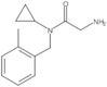 2-Amino-N-cyclopropyl-N-[(2-methylphenyl)methyl]acetamide