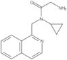 2-Amino-N-cyclopropyl-N-(1-isoquinolinylmethyl)acetamide