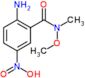 2-amino-N-methoxy-N-methyl-5-nitro-benzamide