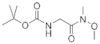 N-(tert-butoxycarbonyl)glycine N'-methoxy-N'-meth