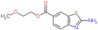 2-methoxyethyl 2-amino-1,3-benzothiazole-6-carboxylate