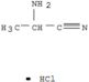 Propanenitrile, 2-amino-, monohydrochloride