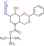 tert-butyl (8aR)-7-azido-8-hydroxy-2-phenyl-4,4a,6,7,8,8a-hexahydro-[1,3]dioxino[5,4-b]pyridine-5-…