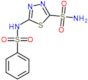 5-[(phenylsulfonyl)amino]-1,3,4-thiadiazole-2-sulfonamide