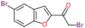 2-bromo-1-(5-bromo-1-benzofuran-2-yl)ethanone