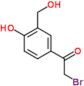 2-Bromo-1-[4-hydroxy-3-(hydroxymethyl)phenyl]ethanone