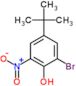 2-brom-4-tert-butyl-6-nitrophenol