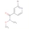 4-Pyridinecarboxamide, 2-bromo-N-methoxy-N-methyl-