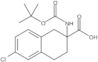 6-Chloro-2-[[(1,1-dimethylethoxy)carbonyl]amino]-1,2,3,4-tetrahydro-2-naphthalenecarboxylic acid