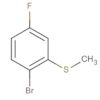 Benzene, 1-bromo-4-fluoro-2-(methylthio)-