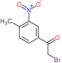 2-Bromo-1-(4-metil-3-nitrofenil)etanona