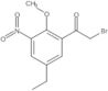 2-Bromo-1-(5-ethyl-2-methoxy-3-nitrophenyl)ethanone