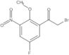 2-Bromo-1-(5-fluoro-2-methoxy-3-nitrophenyl)ethanone