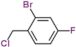 benzene, 2-bromo-1-(chloromethyl)-4-fluoro-