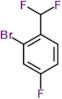 2-bromo-1-(difluoromethyl)-4-fluorobenzene