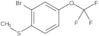 2-Bromo-1-(methylthio)-4-(trifluoromethoxy)benzene