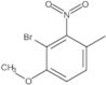 Benzene, 2-bromo-1-methoxy-4-methyl-3-nitro-