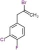 4-(2-bromoprop-2-en-1-yl)-2-chloro-1-fluorobenzene
