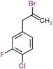 4-(2-bromoprop-2-en-1-yl)-1-chloro-2-fluorobenzene