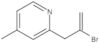 2-(2-Bromo-2-propen-1-yl)-4-methylpyridine