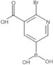 5-Borono-2-bromo-3-pyridinecarboxylic acid