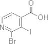 2-Bromo-3-iodoisonicotinic acid