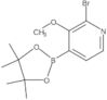 2-Bromo-3-methoxy-4-(4,4,5,5-tetramethyl-1,3,2-dioxaborolan-2-yl)pyridine