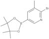 2-Bromo-3-methyl-5-(4,4,5,5-tetramethyl-1,3,2-dioxaborolan-2-yl)pyridine