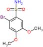 2-bromo-4,5-dimethoxybenzenesulfonamide