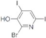 2-Bromo-4,6-diiodo-3-pyridinol