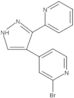 2-bromo-4-(3-(pyridin-2-yl)-1H-pyrazol-4-yl)pyridine