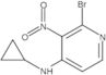 2-Bromo-N-cyclopropyl-3-nitro-4-pyridinamine