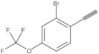 Benzene, 2-bromo-1-ethynyl-4-(trifluoromethoxy)-