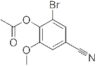 3-Bromo-5-methoxy-4-acetoxybenzonitrile