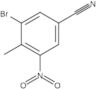 3-Bromo-4-methyl-5-nitrobenzonitrile