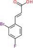 (2E)-3-(2-bromo-4-fluorophenyl)prop-2-enoic acid