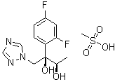 2,3-Butanediol, 2-(2,4-difluorophenyl)-1-(1H-1,2,4-triazol-1-yl)-, (2R,3R)-, methanesulfonate (1:1)