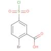 Benzoic acid, 2-bromo-5-(chlorosulfonyl)-