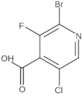 2-Bromo-5-chloro-3-fluoro-4-pyridinecarboxylic acid