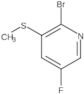 2-Bromo-5-fluoro-3-(methylthio)pyridine