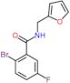 2-bromo-5-fluoro-N-(furan-2-ylmethyl)benzamide