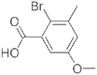 2-BROMO-5-METHOXY-3-METHYLBENZOIC ACID