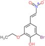 2-bromo-6-ethoxy-4-[(E)-2-nitroethenyl]phenol