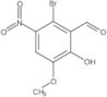 2-Bromo-6-hydroxy-5-methoxy-3-nitrobenzaldehyde